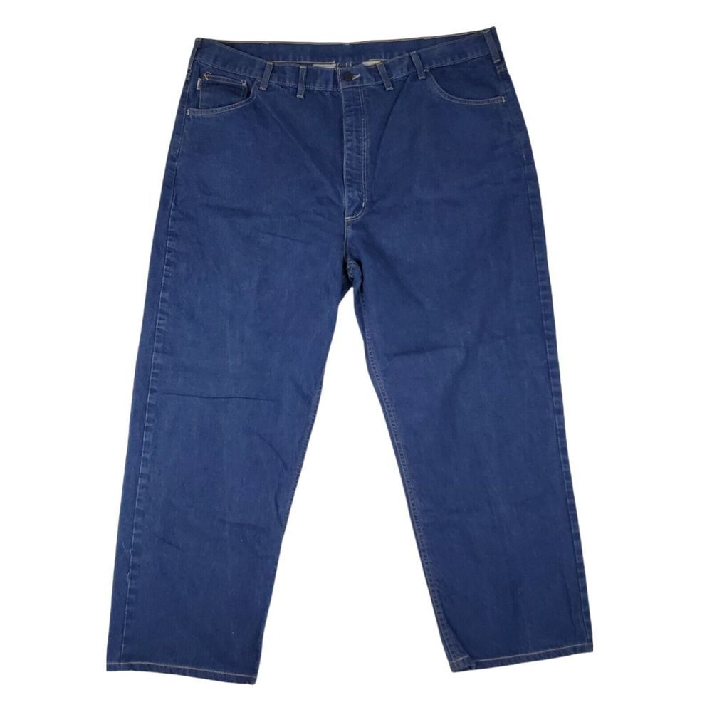 Carhartt‎ FR Flame Resistant Jeans Sz 46 FRB 100 DNM Straight Leg Relaxed USA